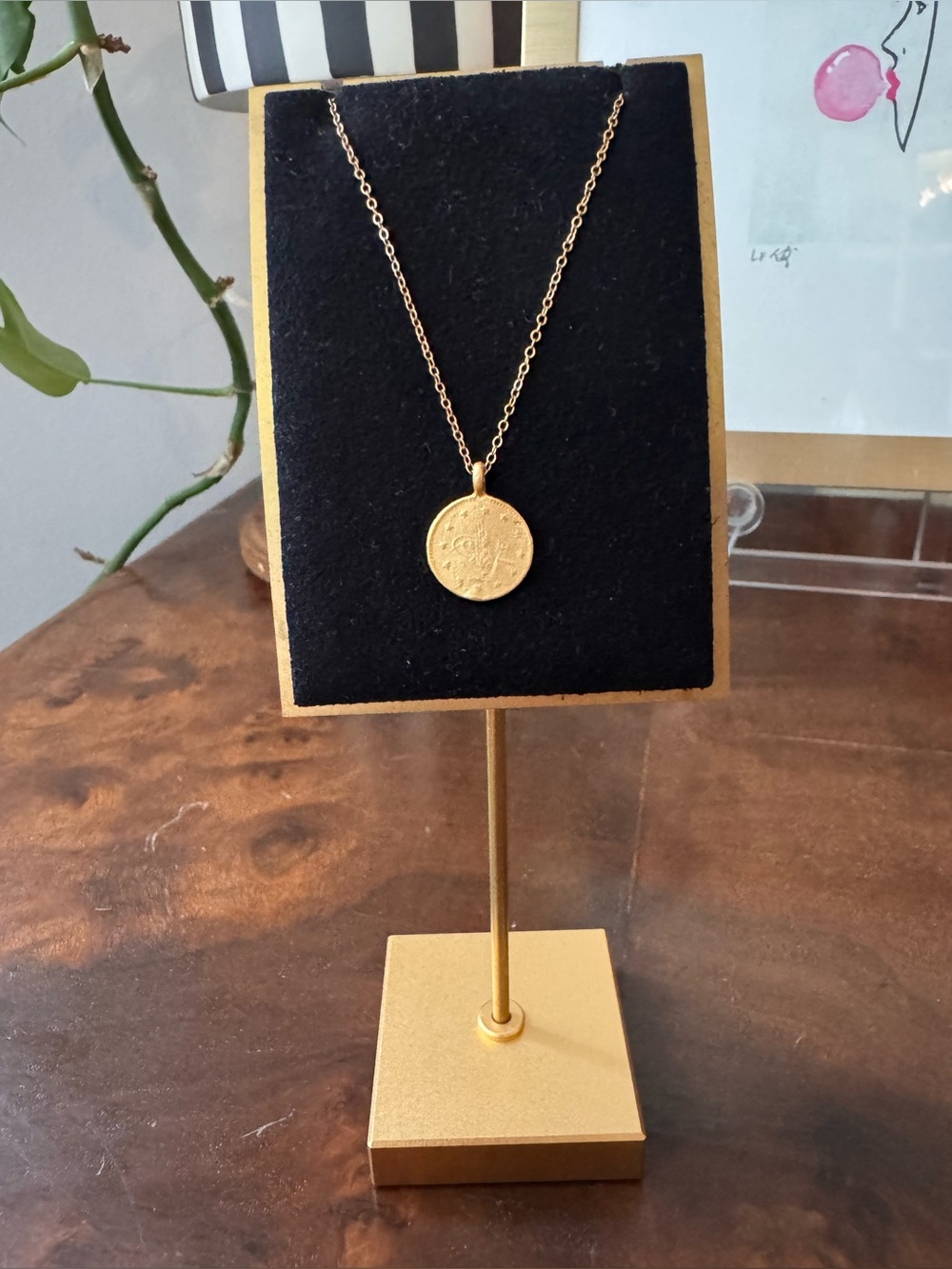 Handmade coin necklace